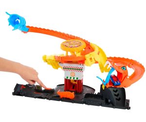 Hot Wheels City Игрален комплект Змия в магазина за пица