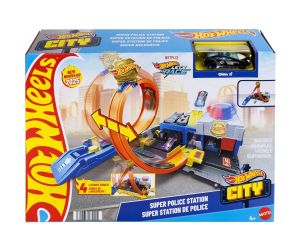 Hot Wheels City Комплект полицейски участък