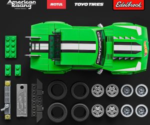 Brick Shop Hot Wheels Камаро 250 елемента