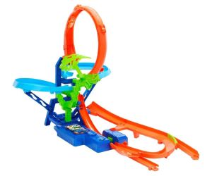 Hot Wheels Stunt Tracks Комплект за каскади и катастрофи с включена 1 количка