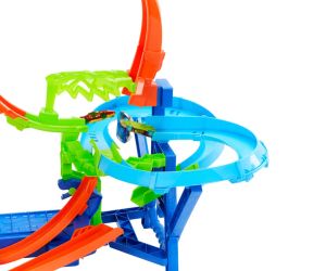 Hot Wheels Stunt Tracks Комплект за каскади и катастрофи с включена 1 количка