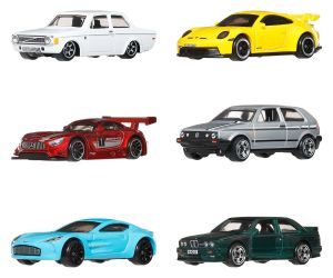 Hot Wheels Silver Series Комплект 6 колички Европейски стил