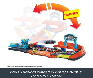Hot Wheels City Гараж с каскада