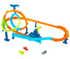 Hot Wheels Stunt Tracks Писта с каскада и разбиване