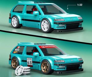Brick Shop Hot Wheels Хонда Сивик 249 елемента