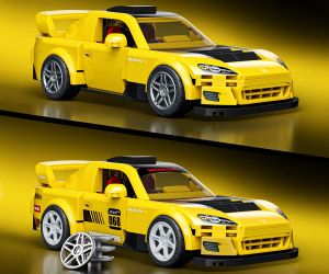 Brick Shop Hot Wheels Хонда S2000 256 елемента