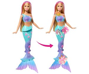 Barbie Кукла Вълшебна русалка с цветна магия блондинка