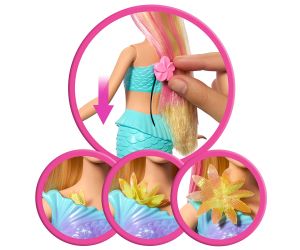 Barbie Кукла Вълшебна русалка с цветна магия блондинка