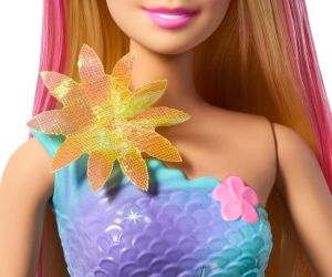 Barbie Кукла Вълшебна русалка с цветна магия блондинка