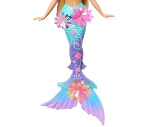 Barbie Кукла Вълшебна русалка с цветна магия блондинка