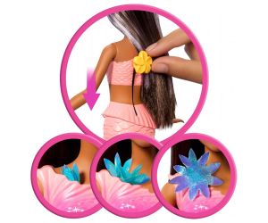 Barbie Кукла Вълшебна русалка с цветна магия брюнетка
