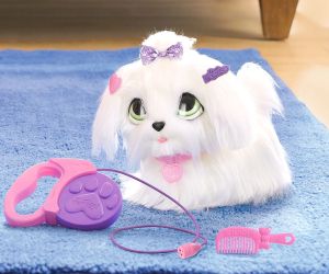 Fur Real Интерактивни животни Кученце ГоГо с каишка