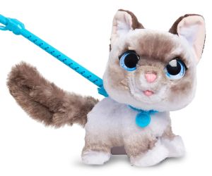 Fur Real Интерактивни животни Коте с каишка