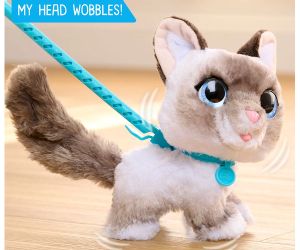 Fur Real Интерактивни животни Коте с каишка