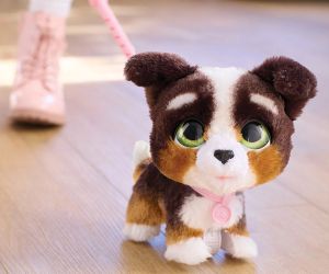 Fur Real Интерактивни животни Кученце с каишка Бернедудъл