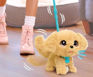 Fur Real Интерактивни животни Кученце с каишка Голдън ретрийвър