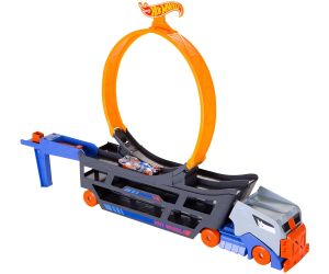 Hot Wheels Игрален комплект Транспортьор с писта и количка