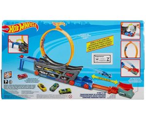Hot Wheels Игрален комплект Транспортьор с писта и количка