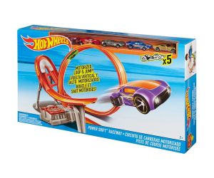 Hot Wheels Състезателна, моторизирана писта с 5бр. колички