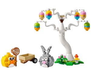 LEGO® Iconic На лов за яйца с великденското зайче и пиленцето 40808 