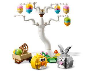 LEGO® Iconic На лов за яйца с великденското зайче и пиленцето 40808 