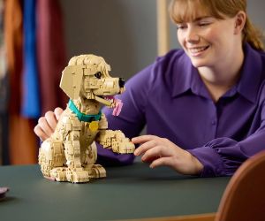 LEGO® Icons Кученце голдън ретривър 11384 