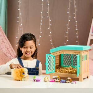 Moose Little Live Pets Морско свинче с 3 изненади Mama Surprise