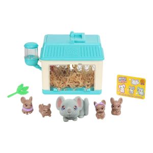 Moose Little Live Pets Къщичка с мишле и бебета изненади Mama Surprise Minis