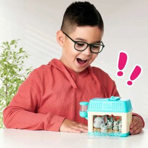 Moose Little Live Pets Къщичка с мишле и бебета изненади Mama Surprise Minis
