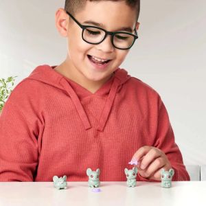 Moose Little Live Pets Къщичка с мишле и бебета изненади Mama Surprise Minis