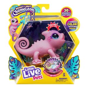 Moose Little Live Pets Розов интерактивен хамелеон Съни
