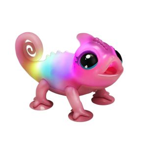 Moose Little Live Pets Розов интерактивен хамелеон Съни