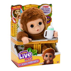 Moose Little Live Pets Интерактивно бебе маймуна Mango