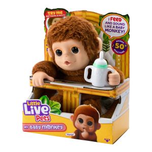 Moose Little Live Pets Интерактивно бебе маймуна Mango