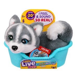 Moose Little Live Pets Really Real Puppy Кученце Хъски Mini Aurora