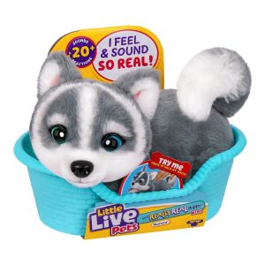 Moose Little Live Pets Really Real Puppy Кученце Хъски Mini Aurora