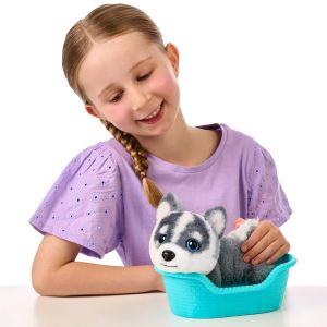 Moose Little Live Pets Really Real Puppy Кученце Хъски Mini Aurora