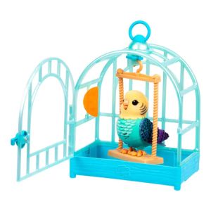 Moose Little Live Pets Really Real Bird Интерактивно пиле в клетка Indie