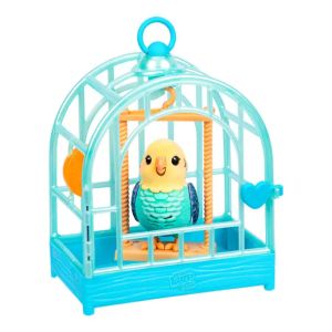 Moose Little Live Pets Really Real Bird Интерактивно пиле в клетка Indie