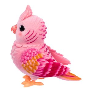 Moose Little Live Pets Really Real Bird Интерактивно пиле в клетка Роузи