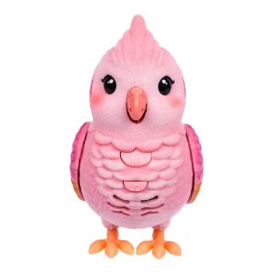 Moose Little Live Pets Really Real Bird Интерактивно пиле в клетка Роузи