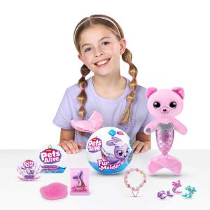 Zuru Pets Alive Плюшено животинче Русалка изненада FURMAIDS