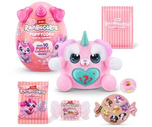Zuru Rainbocorns Малко плюшено животинче изненада Puppycorns 