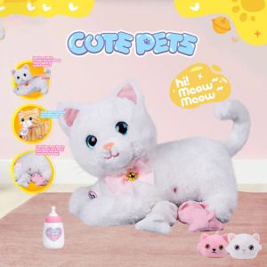 Cute Pets Интерактивно коте майка с две малки котета