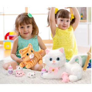 Cute Pets Интерактивно коте майка с две малки котета
