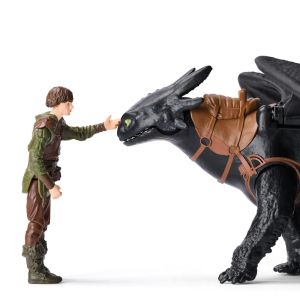 HOW TO TRAIN YOUR DRAGON Дракон с мини фигура викинг
