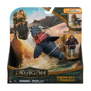 HOW TO TRAIN YOUR DRAGON Дракон с мини фигура викинг
