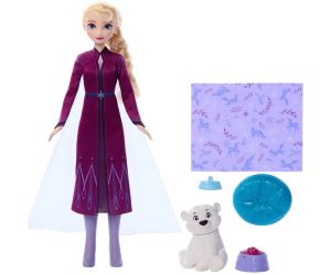 Disney Princess Кукла Елза с бяло мече и аксесоари