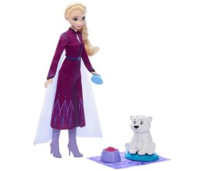 Disney Princess Кукла Елза с бяло мече и аксесоари