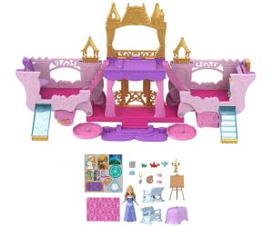 Disney Princess Кукла Комплект каляска и замък 2 в 1